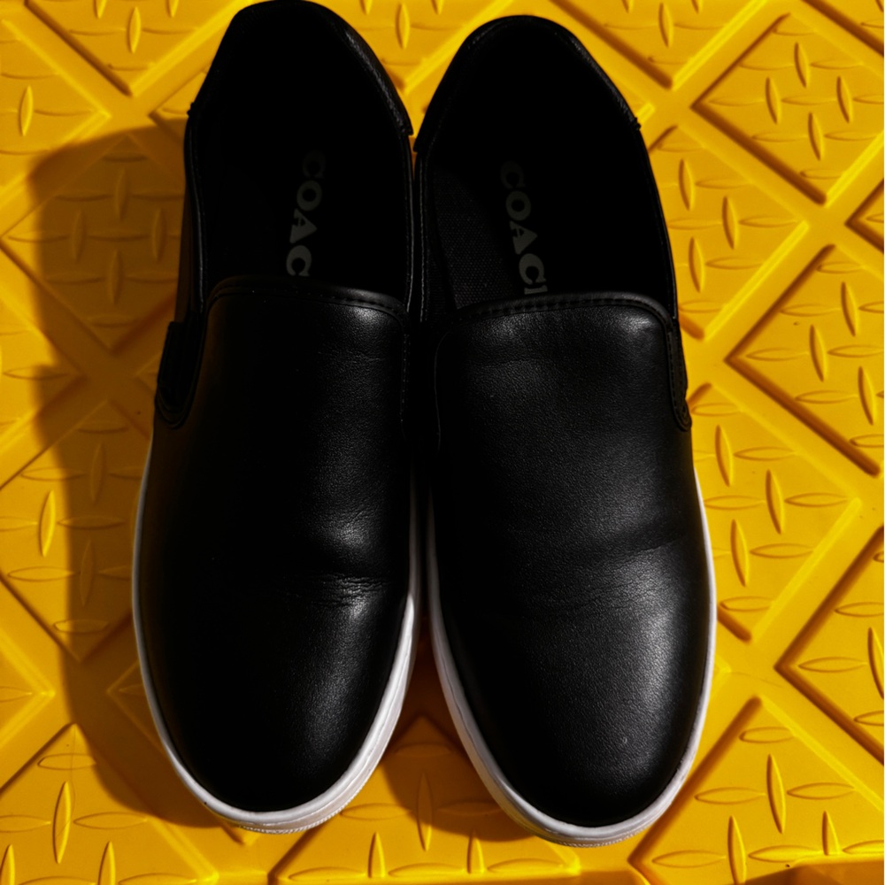 Coach Black Slip-On Sneakers